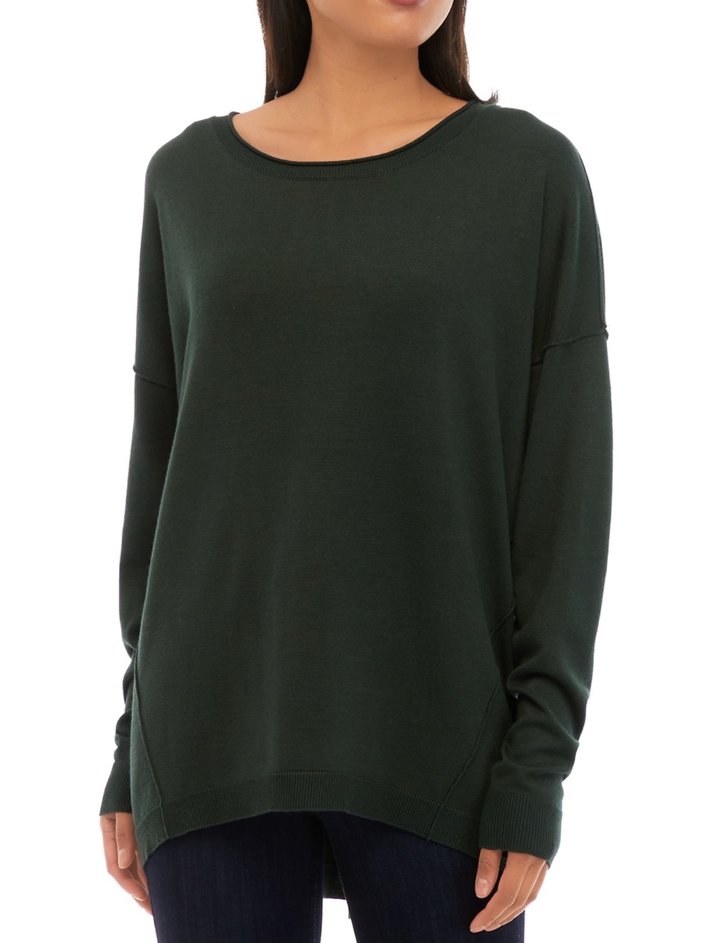 Wonderly Dark Green Crewneck Pullover